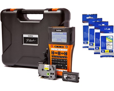 PT-E550WVP étiqueteuse portable P-touch 24mm pour électriciens 1