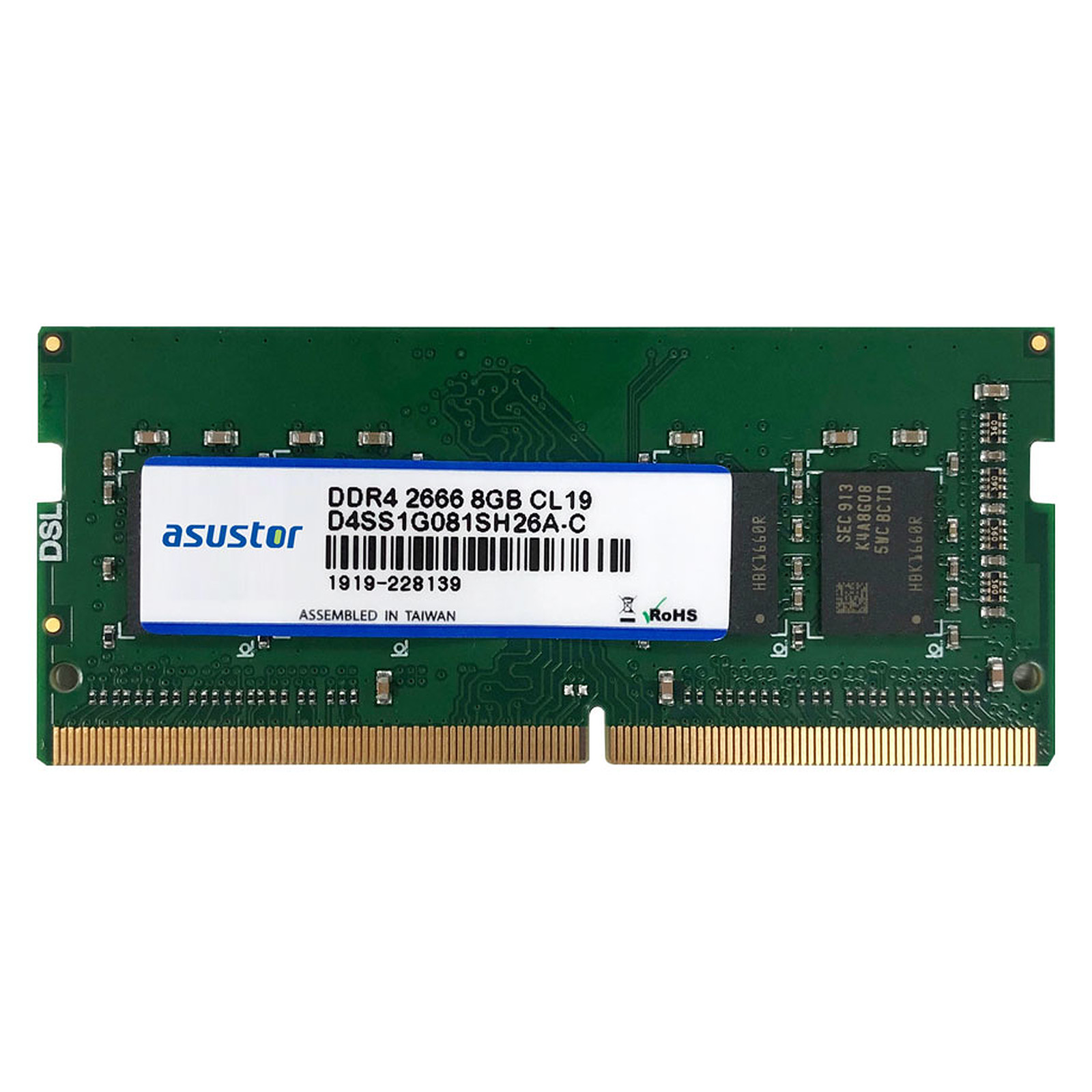 Consommable Asustor Ram 4 Go pour NAS 1